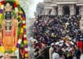 नये साल पर मंदिरों में उमड़ा आस्था का सैलाब, 2 लाख लोगों ने रामलला के दर्शन किए.
