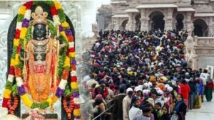 नये साल पर मंदिरों में उमड़ा आस्था का सैलाब, 2 लाख लोगों ने रामलला के दर्शन किए.