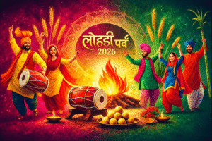 लोहड़ी पर्व 2026 : आज देशभर में लोहड़ी पर्व की धूम.